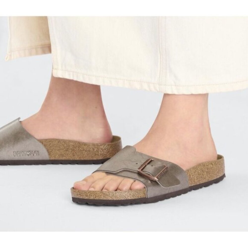Birkenstock Catalina Sandal Graceful Taupe Size 10/10.5  EU 41 Birko- Flor Slide